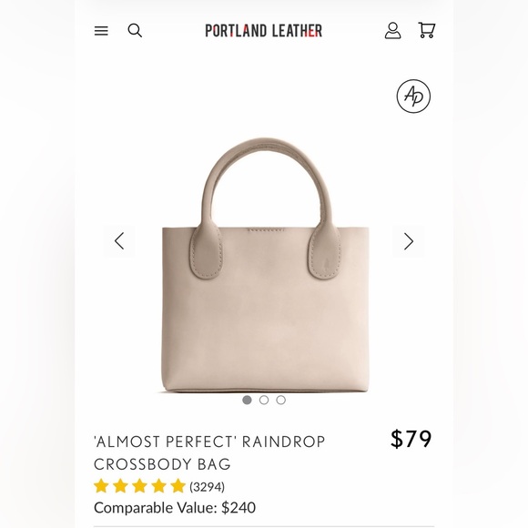 Portland Leather Small Raindrop Bag - Picture 3 of 5